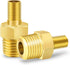 GODESON Air Inflator Adapter,1/4 NPT (m) to Standard Schrader Valve (M),Schrader Valve Adapter for Tire Inflator Portable Air Compressor/Pump with...