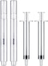 Touch Up Paint Pens 2 in 1 Pack Refillable Brush Pen Empty Oil Pen Transparent Paint Pen for Touch Up Wall Cabinets Furniture Wood(3 ml, 4 Pieces)...