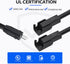 Recliner Power Splitter Cord 47 Inch 2 Pin Splitter Y Cable Replacement Power Supply for Okin Limoss Lazy boy Pride Catnapper Lift Chair Power Rec...