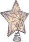 Kurt Adler UL 10-Light Metal Trimmed Capiz Inspired Star Treetop...