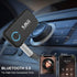 1Mii Bluetooth 5.0 Music Receiver for Car/Home Stereo, Aux Bluetooth Adapter for Car with Volume Control Supports Hands Free Calls, 16H Battery Li...