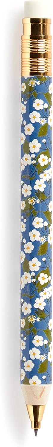 Galison Liberty Mitsi – Mechanical Pencil Featuring Classic Japanese Design Inspired Mitsi Print with Refillable Lead and Eraser...