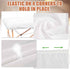 Disposable Massage Table Cover Fitted Massage Table Sheets 35" W x 75" L x 4" D Breathable Non Woven Fabric Massage Table Protective Cover Spa Bed...