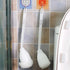 Abaodam Toilet Brush Cleaners White Soft Toilet Bowl Brush Mop Toilet Scrubber with Long Handle for Bathroom Accessories Toilet Scrubber Cleaning ...