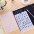 Pack of 8 Plastic Alphabet Letter Number Drawing Painting Stencils Scale Template Sets for Bullet Journal Stencil Planner/Scrapbook/DIY Painting C...