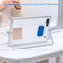 ARCOBIS Small Desktop Dry Erase Board 12" X 8" Portable Magnetic Double Sided Whiteboard Easel for Kids to Do White Board for Office, Home, School...