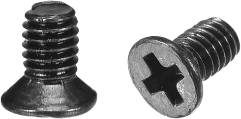 uxcell M2.5 x 5mm Phillips Screw Fasteners Black for Laptop PC TV Fan Switch 500pcs...