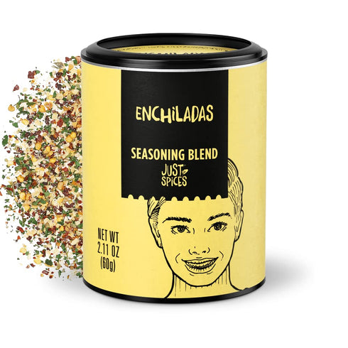 Just Spices Enchiladas Seasoning Blend, 2.11 oz. I Spice mix for original Tex-Mex dishes I Spices up chicken, pork and beef...