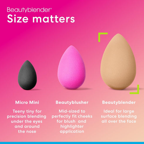 Beautyblender® | Nude Beige Beauty Blender Makeup Sponge, Super-Soft Foam Easily Blends Foundations, Powders & Creams, Made in USA, Reusable, Wash...