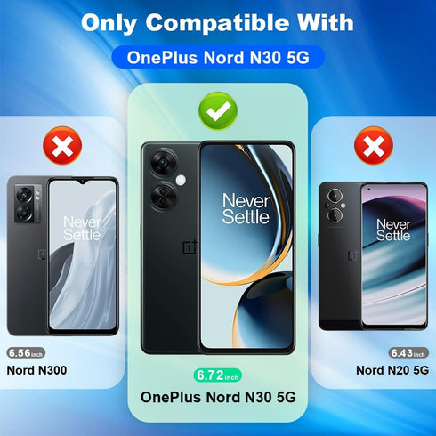 2+2 Pack Tempered Glass Screen Protector for OnePlus Nord N30 5G with Camera Lens Protector,Ultra HD, 9H Hardness......