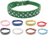 Dogs Kingdom 10"-24" Length Personalized Rhinestone Leather Bling Crystal Pet Dog Cat Collars for Small Medium Breeds Dark Blue XL...