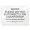 4x6 Inch Please Do Not Cut Directly on Countertop, Designer Sign ~ Ready to Stick, Lean or Frame (White)...