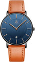 BEN NEVIS Watch, Mens Watch, Minimalist Fashion Simple Wrist Watch Analog Date with Leather Strap...