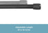 Kenney KN631/5 Strafford Spring Tension Rod, 28 inches to 48 inches, Black...