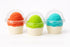 Golden Apple, 7oz-50sets Clear Plastic Dessert Cups, Parfait Cups with Dome lids No Hole...
