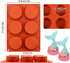 Palksky (3 Pcs) Round Cylinder Candy Mold/Chocolate Cover Cookie Mold for Sandwich Cookies Muffin Cupcake Brownie Cake Pudding Jello(Random Color)...