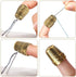 Mtsooning Metal Sewing Thimble, 2PCS Brass Ring Thimbles,Antique Fingertip Shield Quilting Accessories for Embroidery Needlework Knitting DIY Craf...