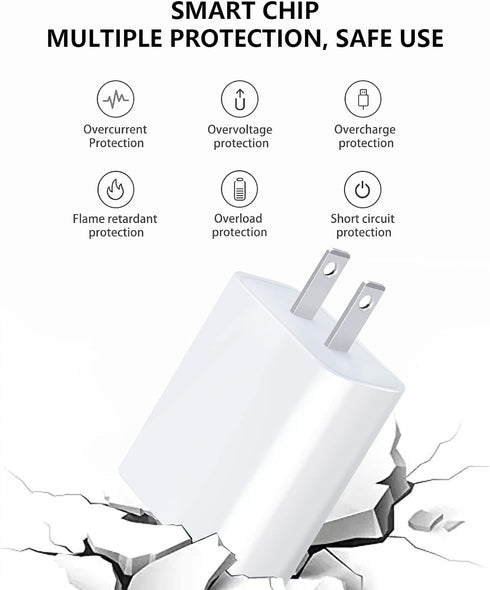 10Ft Charging Power Cable Cord for Arlo Pro Pro 2, Arlo Q,Arlo GO,Essential Spotlight XL, Wyze Cam Pan v3 v2,Netvue,Blink,Cloud,Yi Home Camera,Ocu...