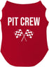 Pit Crew Dog Tee Shirt Sizes for Puppies, Toys, and Large Breeds (Red, Large 49)...