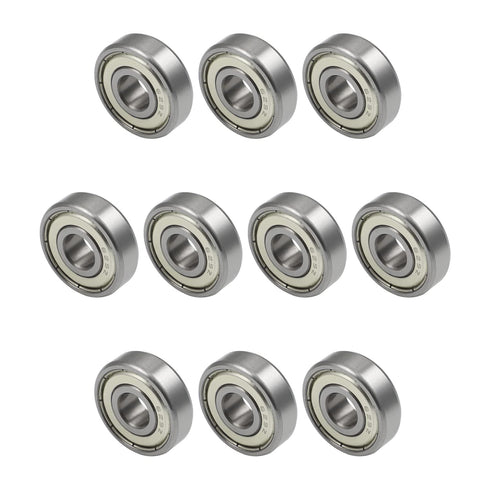 Othmro Deep-Groove Ball Bearings,10Pcs 629ZZ Deep Groove Bearings 9x26x8mm Ball Bearing Double Plastic Sealed Carbon Steel Deep Groove Bearing for...
