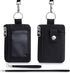 Minimalist Wallet For Mens Womens, Keychain RFID Blocking Zipper Small Wallet with ID Window 2 Lanyards,Water Resistant Travel Cash Card Coin Case...