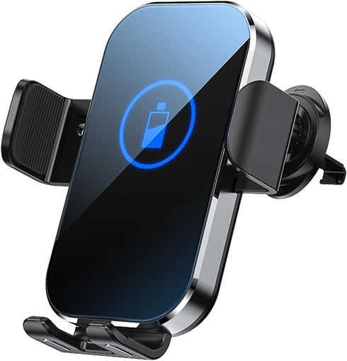 Wireless Charger for Car, 15W Wireless Car Charger Mount, 360° Adjustable Auto-Clamping Wireless Phone Charger for Car, Car Wireless Charger Fast ...