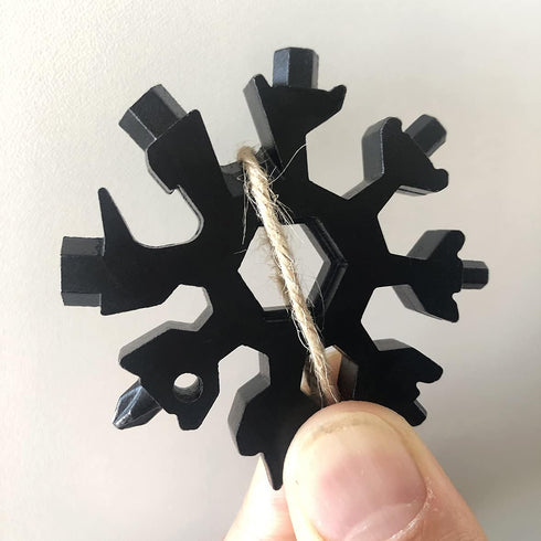 Stocking Stuffers Gifts for Men, 2-Pack Snowflake Multi-Tool 18-in-1, Screwdriver, Bottle opener, Outdoor Wrench Multi-tool, Best Gifts for Husban...