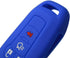 Silicone Rubber Key Fob Cover Protector for Ford Fusion Explorer (Flip Key) N5F-A08TAA 164-R7986 5924003 4 Button Remote Control...
