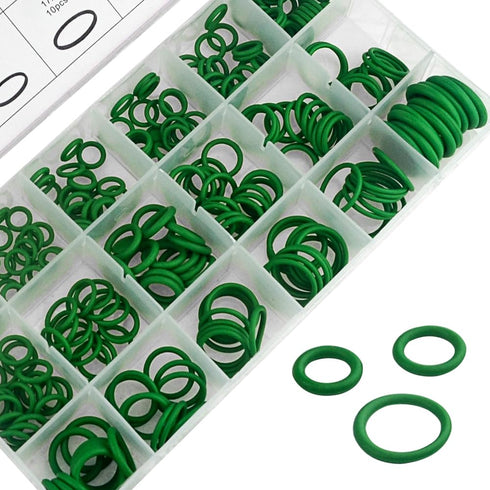 XINGYHENG 270Pcs 18 Sizes Rubber O-Ring Gasket Sealing Ring Repair Box Washer Seal Assortment Set for Plumbing Automotive General Repair...