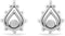 Boma Jewelry Sterling Silver Balinese Tribal Boho Teardrop Stud Earrings...