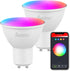 Avatar Controls GU10 Smart Bulb 2 Pack, Alexa GU10 LED Light Bulb, 50W Halogen Equivalent Light Bulbs, 5W 2700K-6500K Dimmable Wi-Fi Track Light B...