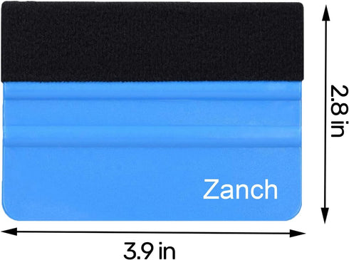 Zanch 2pcs Vinyl Wrap Tools, 4-Inch Mini Squeegee for Vinyl, Versatile for Craft Sign Making, DIY Projects, and Window Tint —Blue...
