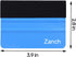 Zanch 2pcs Vinyl Wrap Tools, 4-Inch Mini Squeegee for Vinyl, Versatile for Craft Sign Making, DIY Projects, and Window Tint —Blue...