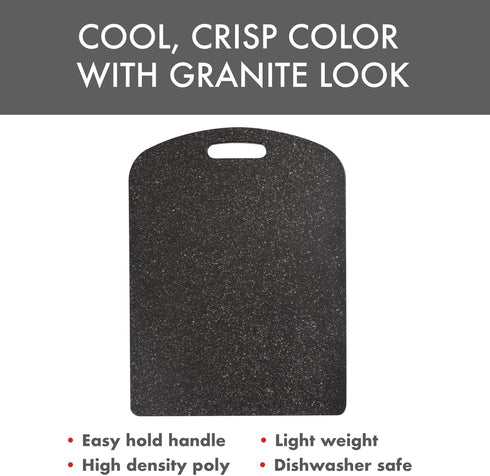 Dexas Decorator House SuperBoard Cutting Board with Rounded Corners, 12 by 16 inches, Heavy Granite...