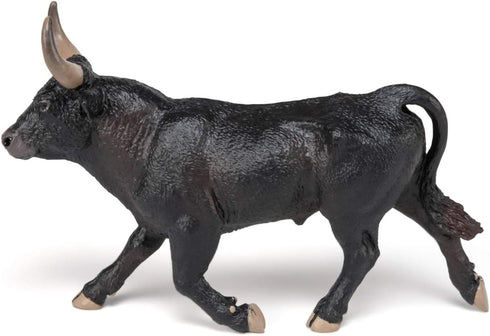 Papo -Hand-Painted - Figurine -Farmyard Friends -Camargue Bull -51182 - Collectible - for Children - Suitable for Boys and Girls - from 3 Years Ol...