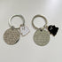 FORUBUS Lovely Black and White Ghost Friends Keyring - I Hope We're Friends Until We Die Keychain for Best Friends - BFF Gift...