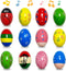 JoFAN 12 Pack Wooden Percussion Musical Shake Eggs Easter Egg Shakers for Kids Boys Girls Toddlers Easter Basket Stuffers Gifts...