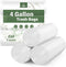 Jaoul 4 Gallon Trash Bag, Bathroom Trash Bags, 60 Counts, Unscented Strong Small Garbage Bags for Bathroom, Office Trash Bags, 4 Gallon Trash Bag ...