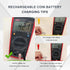 Rechargeable 2450 Battery Charger Kit,Coin Battery Charger with 3.7V High Capacity 120mAh Lir2450 Batteries 4 Pack...