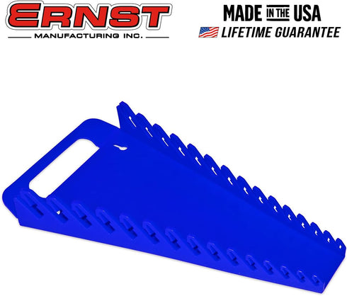 ERNST 5055 Gripper Wrench Organizer, 15 Tool, Blue...