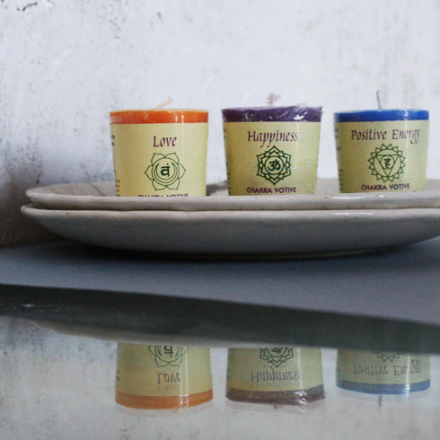Premium Scented Hand Made Chakra Energy Candle | Votive 12-pack | Love, Svadhishtana| Yoga, Prayer & Meditation Candle | Long Burn |Essential Oils...