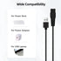 Charger for Manspot Trimmer,Replacement Charger Cord Charging Cable Compatible with Manspot Groin Hair Trimmer with Cleaning Brush,5V 1A and 3.3FT...