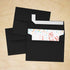 LUXPaper A2 Invitation Envelopes | Peel & Press | 4 3/8" x 5 3/4" | Midnight Black | 80lb. Text | 50 Qty...