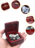 Sinzyo Music Box Vintage Musical Boxs Gift for Birthday Valentine's Day Christmas Day(Wine Red Box)...