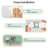 5Pcs Kids Security Refrigerator Locks.Protective Self Adhesive Latches.Pinch Proof Lock for Toddlers and Children.Ideal for Refrigerators,Cabinets...