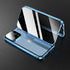 HENGHUI Lockable Anti Peeping Case for iPhone 13 Pro Magnetic Glass Case Built-in Camera Lens Protector Privacy Screen Glass Protector Bumper Case...