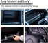 Car Rearview Mirror Wiper, Multifunctional Car Mirror Telescopic Water Scraper Wiper, Retractable Vehicle Glass Cleaner Tool, Portable Auto Interi...