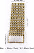100 PCS Napkin Rings Sparkly Adornment for Wedding/Shower/Party - Golden Napkins wrap (Gold)...