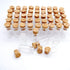 0.5ML Cork Bottles Vials Clear Glass Bottles Mini Tiny Jars Bottles With Corks Miniature Glass Bottle With Cork Empty Sample Jars Small,100 Botlle...