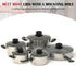 2 Pcs Pot Lid Knob Replacement Silicone Lids Knob Universal Pot Handles Knob Kitchen Cookware Lid Replacement...